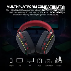  5 افضل سماعات وارليس للكل الاجهزة(بلايستيشن) FANTECH WHG02P HARMONY PRO WIRELESS GAMING HEADSET
