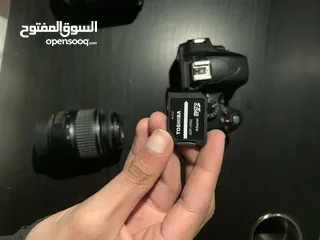  8 كاميرا nikon d3200 مع عدسات اضافيه