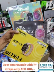  4 smart  watch ultra Two  .. with seven straps Good quality