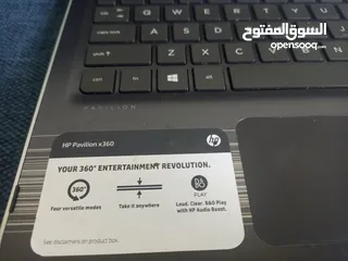  2 لابتوب HP OAVILION X360  بحالة ممتازة وارد امريكا.. ويمكن استخدامه بوصعية التاب