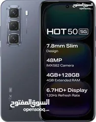  2 INFINIX HOT 50 ( 256GB ) / RAM 6 NEW /// انفينكس هوت 50 ذاكرة 256 الرام 6 الجديد