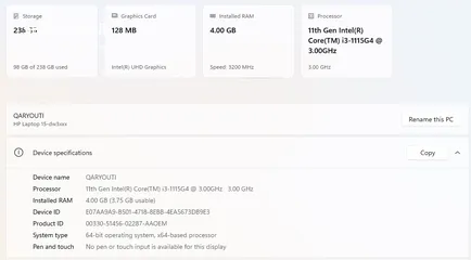  1 لابتوب مع كفالتو hp ل استعمال مكتبي سعرو الاصلي 340 دينار سعر حرق حبه نظيفه