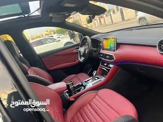  6 جيب MG EHS 2023 محرك 1600 هايبرد/plugin (( فرش جلد خمري مميز )) (( بمشي 48 كيلو علشحنه