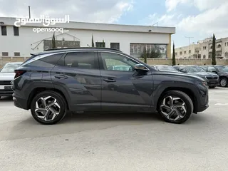  4 هونداي توسان ترخيص 2022 محرك 1600 هايبرد plug in/يقطع على الشحنه 65 كيلو متر
