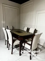  2 طاولة سفرة 6 كراسي احدث الموديلات