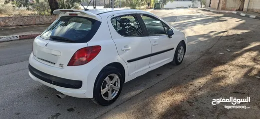  19 بيجو 207موديل 2009_اتومتيك _ماتور 1600-بنزين اصل برايفت _فحص الف صلاة النبي نظيفة من الاخر