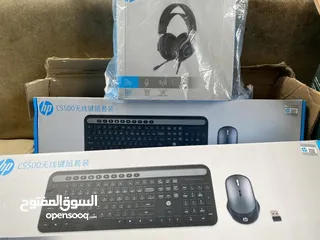  7 keyboard ,mouse  hp CS500 كيبورد وماوس أتش بي ويرلس