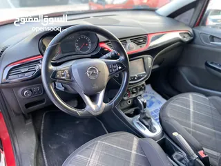  5 اوبل كورسا 2015 احمر خليجي Opel Corsa 2015, Gulf red