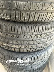  4 جنطات ربنج روڤر اصلي واطارات كونتننتال