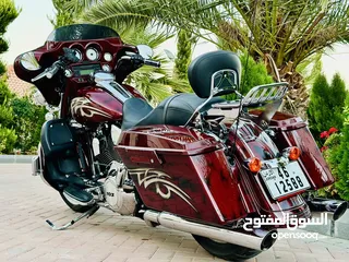  2 هارلي ديفيدسون STREET GLIDE بحالة الشركة بأقل سعر بالسوق وعداد قليل جدا