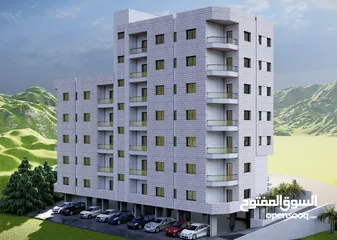  4 شقق عظم على المخطط للبيع