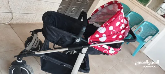  4 عرباية اطفال شبه جديد بحالة الوكالة