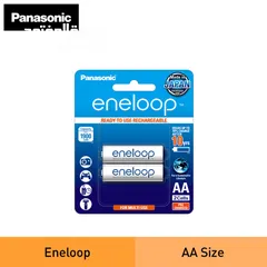  1 Panasonic Rechargeable Battery بطاريات شحن بناسونك صناعة اليابان قياس AA ممتاز جدا