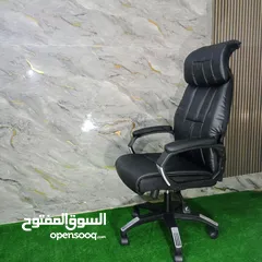  3 كرسي مدير مستورد مميز بالجودة و الشكل جك ايطالي عجال ربر كفالة حقيقيه للشركات الفخمه و المكاتب
