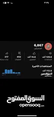  1 حساب يوتيوب