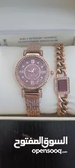  4 Anne Klein watch and bracelet set