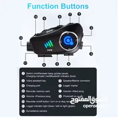 4 سماعه كاميرا للخوذه HD