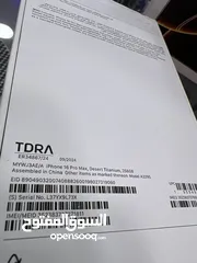  5 iPhone 16 Pro Max (256 GB) ايفون 16 برو ماكس جديد مسكر بالكرتونة وارد الشرق الاوسط