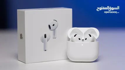  5 Airpods 4طور من نفسك واسمع تسجيلات. محاضراتك وكتب تطوير الذات او الكورسات اثناء تنقلك، سعر مغري
