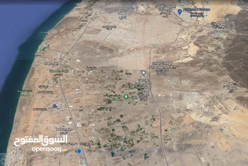  6 قطعة ارض بمساحة 1200 متر في ولاية بركاء مربع الرميس الخط الثاني من الشارع العام (مسقط - صحار)