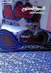  3 سرير مصري خشبي