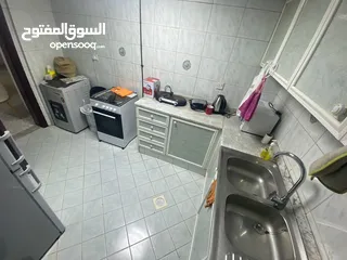  4 غرفتين و صالة للعوائل فقط  2 BHK ايجار أسبوعي ب2100 aed   FAMILY  بدون عمولة من المالك