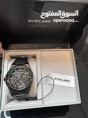  5 MEN'S SKELETON RUBBER BLACK   EDITION  WATCH  ساعة يد رجالي