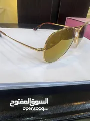  4 نظارة ريبان اصليه غير مستعمله مطلية ذهب