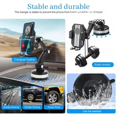  2 حامل هاتف السيارة 360 درجة الأقوى في العالم فقط4.99