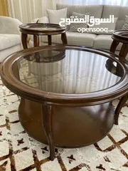  9 طاولة وسيطة دائرية  مع زاويتين