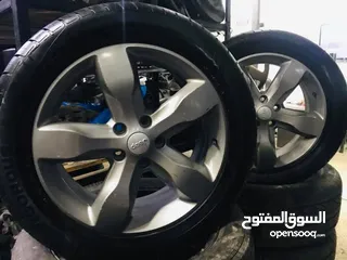  2 جنط جيب شروكي اوفر لاند قياس 20 انش