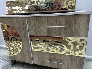 5 غرفة نوم خشب 5 قطع بحالة الجديد