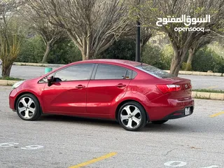  6 كيا ريو 2013  وارد الوكاله ممشى قليل بحالة الشركة  فحص كامل