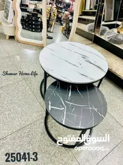  3 طاولة وسط مكونة من قطعتين بالوان مميزة