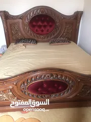 1 سرير دار نوم ايطالي مع فراش بسعر 1500 دينار