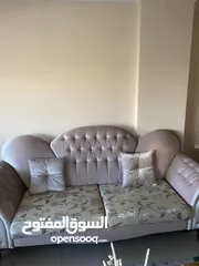  2 كنب مع طاوله