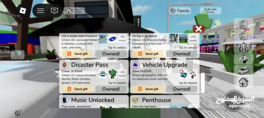  9 حساب روبلوكس ماب البيوو سكنات و بلوكس فروت للمعرقين فيها و مزبد و مايك و شات  على 600 شيكل