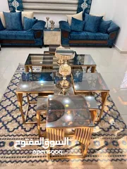  4 طاولات سفرة  طاولات وسط  طاولات سيرفس  مداخل