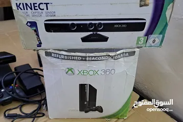  2 اكس بوس 360 e  شبه جديد  321 لعبة ومن اقوى الالعاب  3 ايد  ومع جميع الاسلاك وكرتونته الاصلية