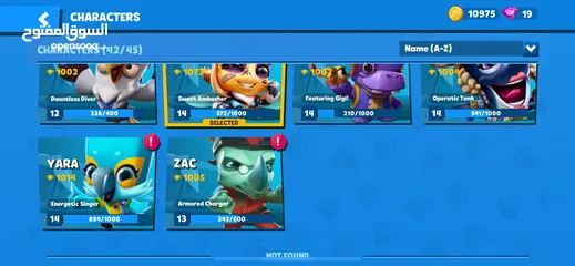  7 Zooba zoo battle royale account with almost all characters high level
