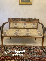  3 طقم جلوس حفر كلاسيك زان
