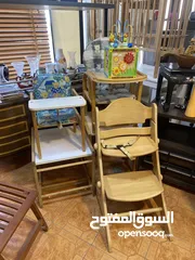  15 سرير اطفال كراسي طعام وارد المانيا  للجادين التواصل ع الرقم