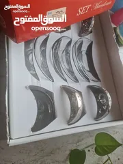  2 طقم زجاجي للأيس كريم