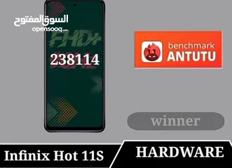  3 INFINIX HOT 11 S , LIKE NEW!