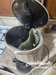  9 محضرة القهوة 10 اكواب بسعة 1.25 لتر من سيفيرين بحاله جيدا جدا بحاجه الى ابريق فقط