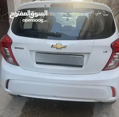  1 شيفروليه سبارك 2016 ماتور 1400 بنزين  لون ابيض بحالة ممتازة جدا
