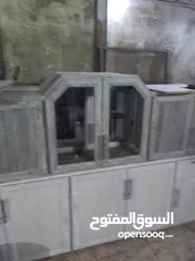  3 مطبخ المنيوم مترين ونص ارضي و مترين معلق