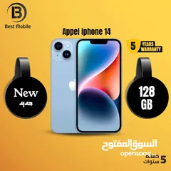  2 جديد وبسعر مميز 14 //  ( iphone 14 (128 GB