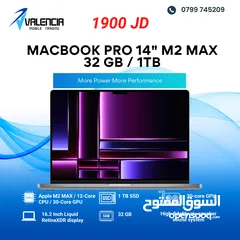  1 MacBook Pro 14" M2 Max 32GB/1TB ماب بوك برو 14 انش M2Max