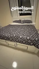  1 غرفة نوم مع تسريحه